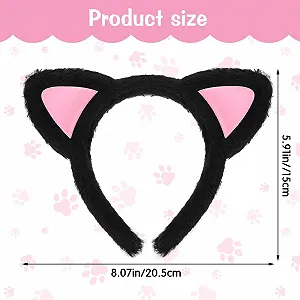 Набор обручей на голову с кошачьими ушками (2 шт.) synthetic.ua - Фото 1