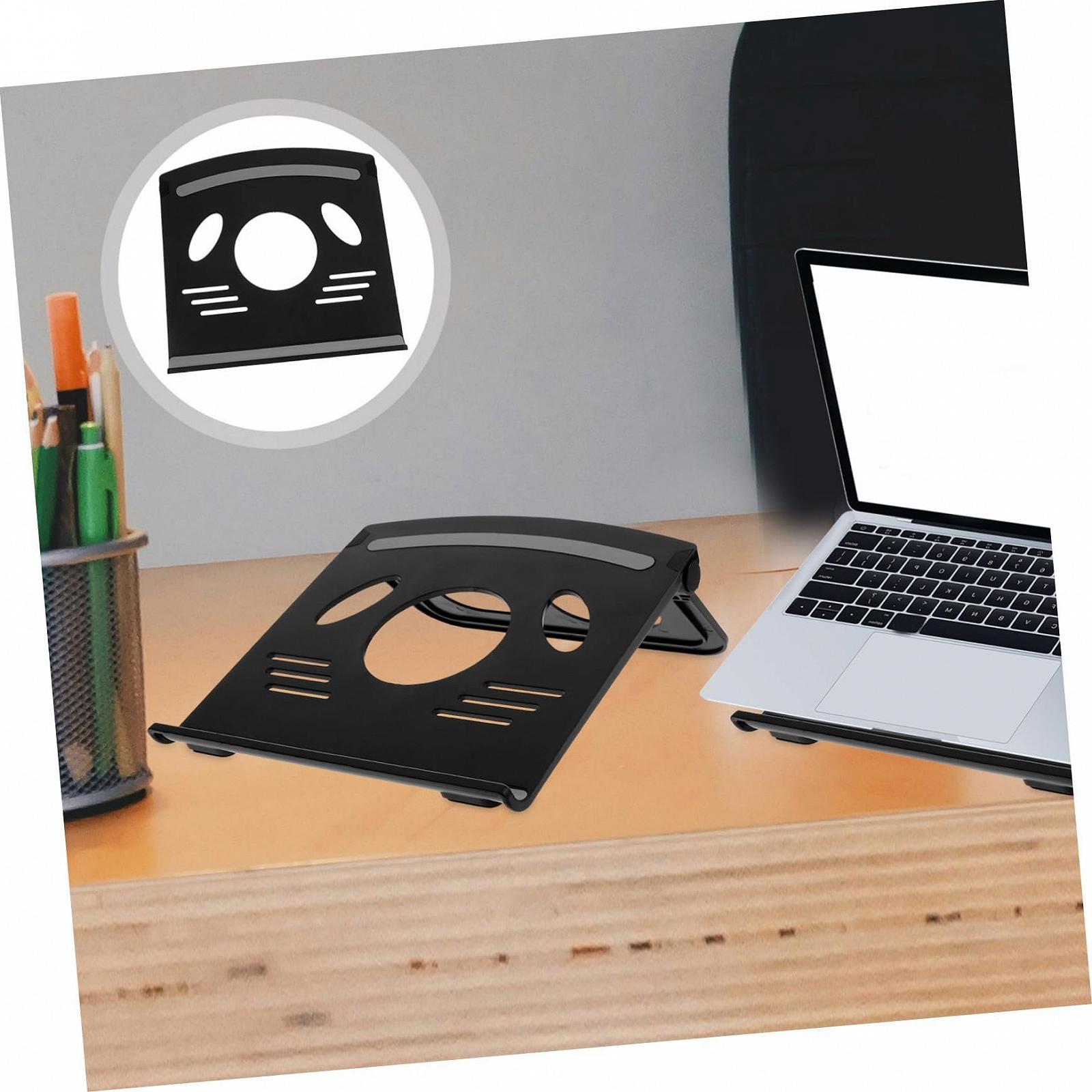 Подставка для ноутбука складная с нескользящими накладками Портативный держатель для ноутбука для стола Компактная Универсальная для планшетов Книг и смартфонов Прочная Элегантный дизайн, фото №2 Подставка для ноутбука складная с нескользящими накладками Портативный держатель для ноутбука для стола Компактная Универсальная для планшетов Книг и смартфонов Прочная Элегантный дизайн, фото №2