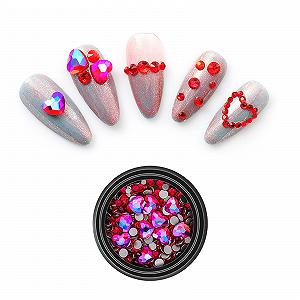 Стрази для нігтів Різні форми Блискучі Скляні Декоративні Аксесуари з Коробкою - Фото 1