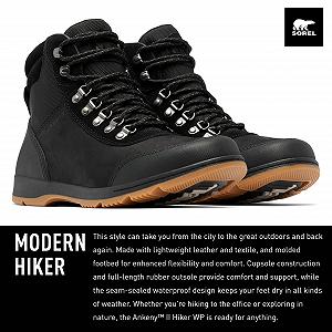 Чоловічі черевики Sorel Ankeny II Hiker Waterproof synthetic.ua - Фото 1