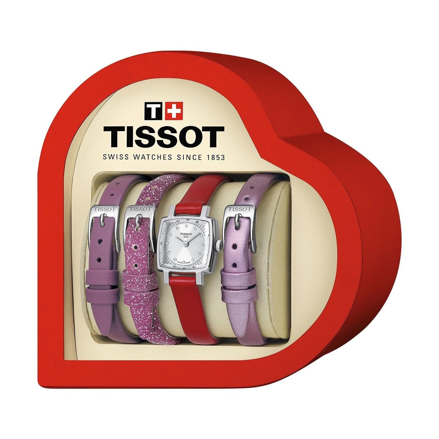 Часы Tissot T0581091603600, красный, Ремешок, фото №7 Часы Tissot T0581091603600, красный, Ремешок, фото №7