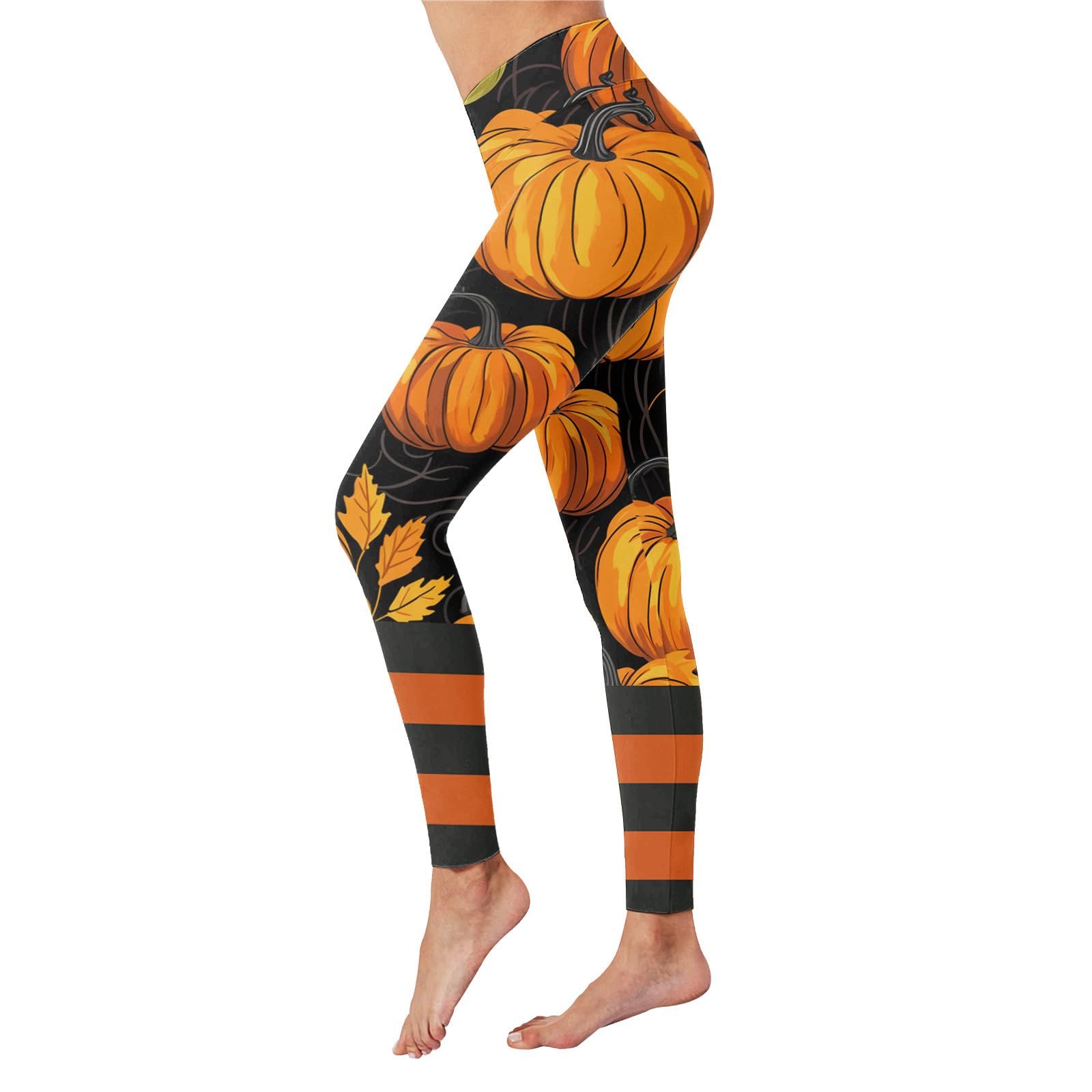 Легінси Відьма Цукерки Halloween Для жінок Bat Butt Lift Для вправ Компресійні тайтси Для жінок М'які та Слім Бігові Милі, фото №1