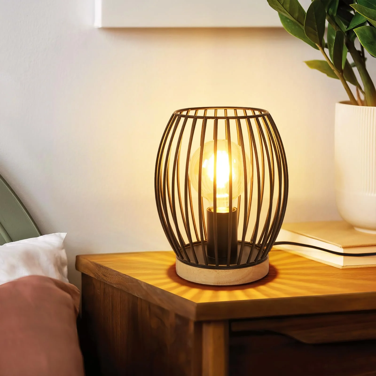 Настільна лампа Riserva Modern Industrial E27 Metal Black, фото №6