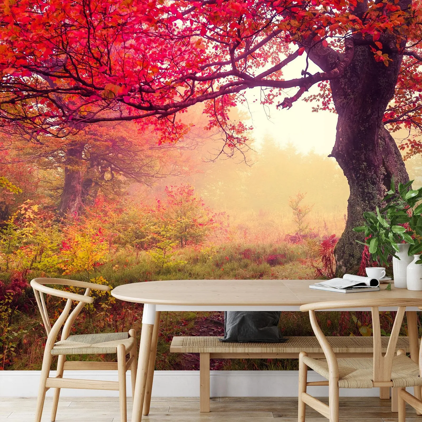 Фотошпалери 9079011a Autumn forest Флізелінові 352 x 250 см, фото №4