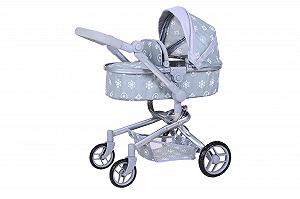 Коляска для ляльок KNORRTOYS.COM Boonk 90940 Королівський Сірий synthetic.ua - Фото 1