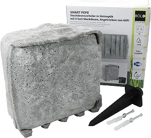 Уличная розетка BOLD SMART PEPE Grey synthetic.ua - Фото 1