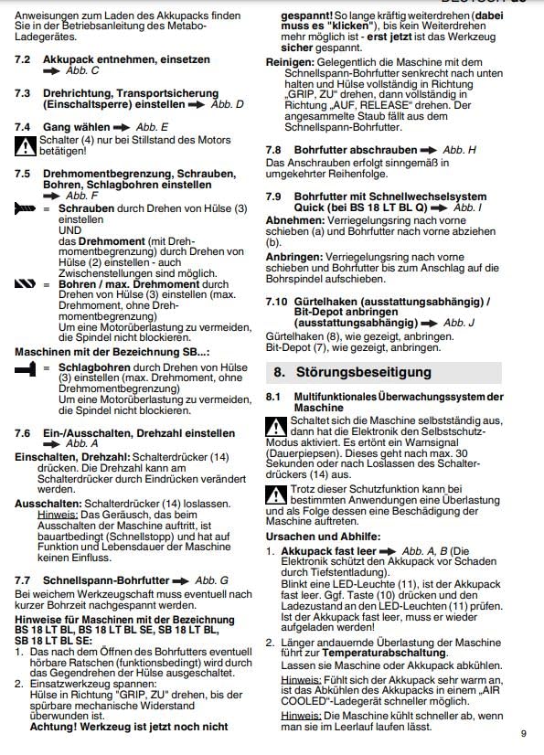 Акумуляторний дриль Шурупокрут Metabo BS 18 LT BL SE 18 Вольт/4 Аг Li-HD, фото №4 Акумуляторний дриль Шурупокрут Metabo BS 18 LT BL SE 18 Вольт/4 Аг Li-HD, фото №4