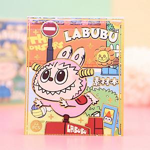 Книга наклейок Лабубу Labubu The Monsters монстр стікери 100 шт - Фото 1