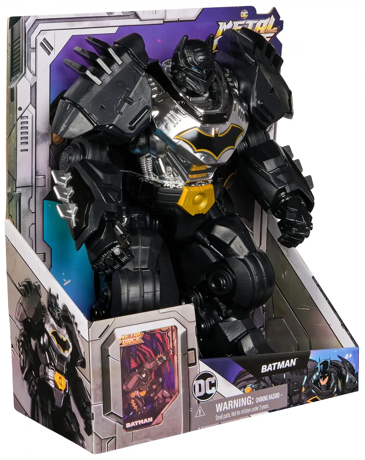 Екшн-фігурка Spin Master DC Metal Force Batman 30 см 8 точок артикуляції, фото №8