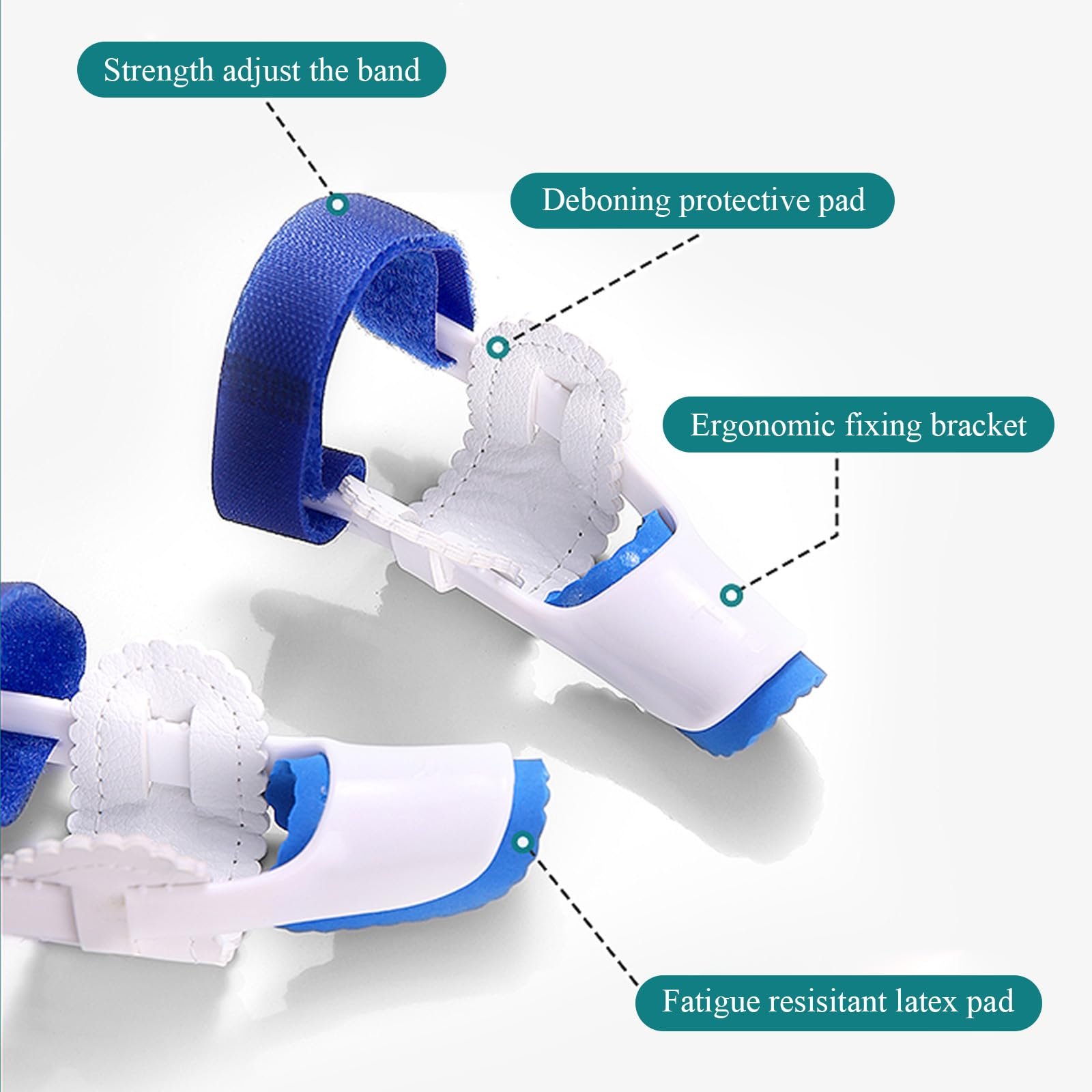 Коректор Hallux Valgus для пальців ніг, бандаж для полегшення болю при вальгусній деформації, фото №3