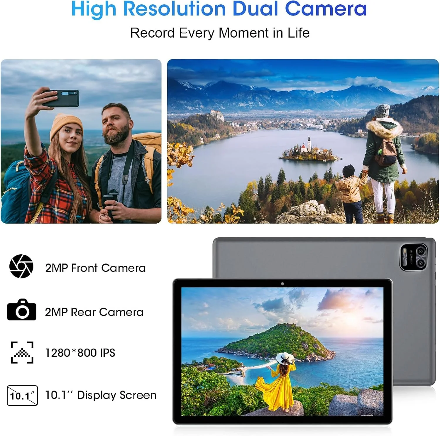 Планшет 10'' WeTapper M10 3/63Gb 4 ядра Android 12 6000 mAh Серый, фото №3