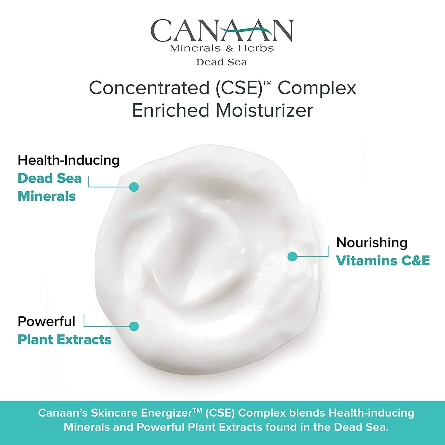 Поживний крем для обличчя CANAAN Dead Sea Minerals & Herbs для нормальної та сухої шкіри 50 мл, фото №5