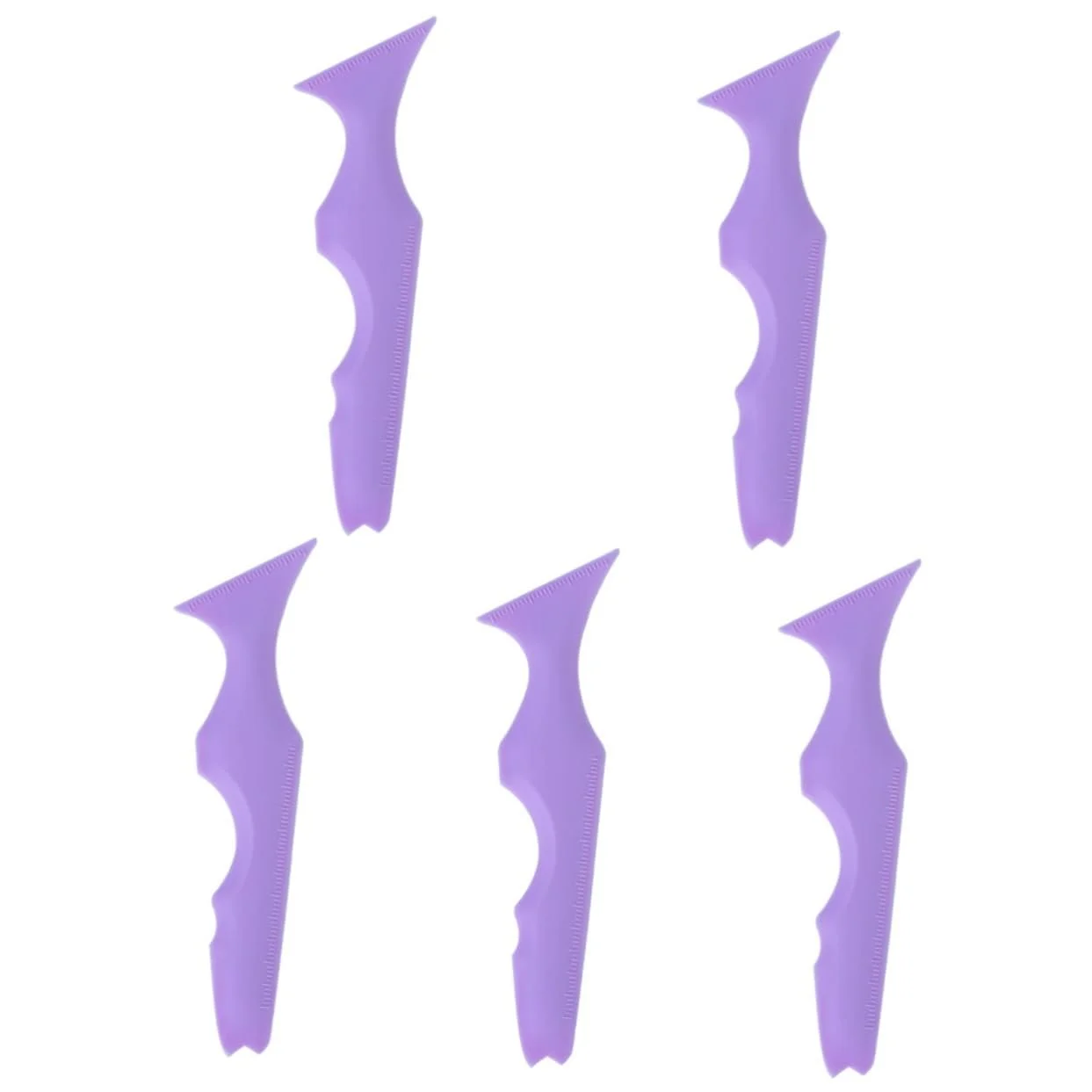 Трафарет для бровей FRCOLOR силиконовый 5 шт многофункциональный, фото №1