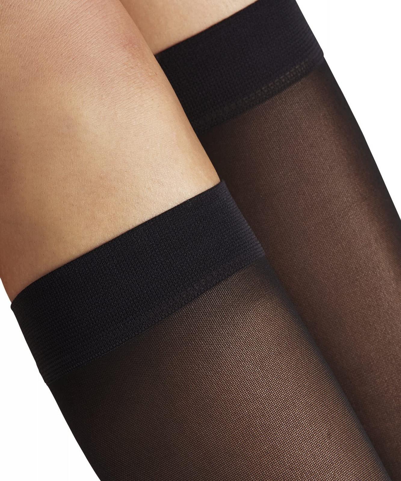 Гольфы FALKE Lufthansa Travel & Comfort Женские Energize 30 Den Denier Полупрозрачные Компрессионные Без давления Комфортный пояс Длинные Для путешествий Улучшают кровообращение Тонкий Мягкий материал 1 пара, фото №4