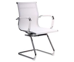 Офісне крісло для відвідувачів Art Metal Furniture Slim Net CF XH-633C білий 513581 - Фото 1