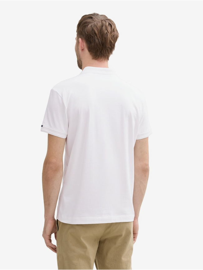 Поло Men's Polo 1045630-20000 Tom Tailor Білий M, фото №2