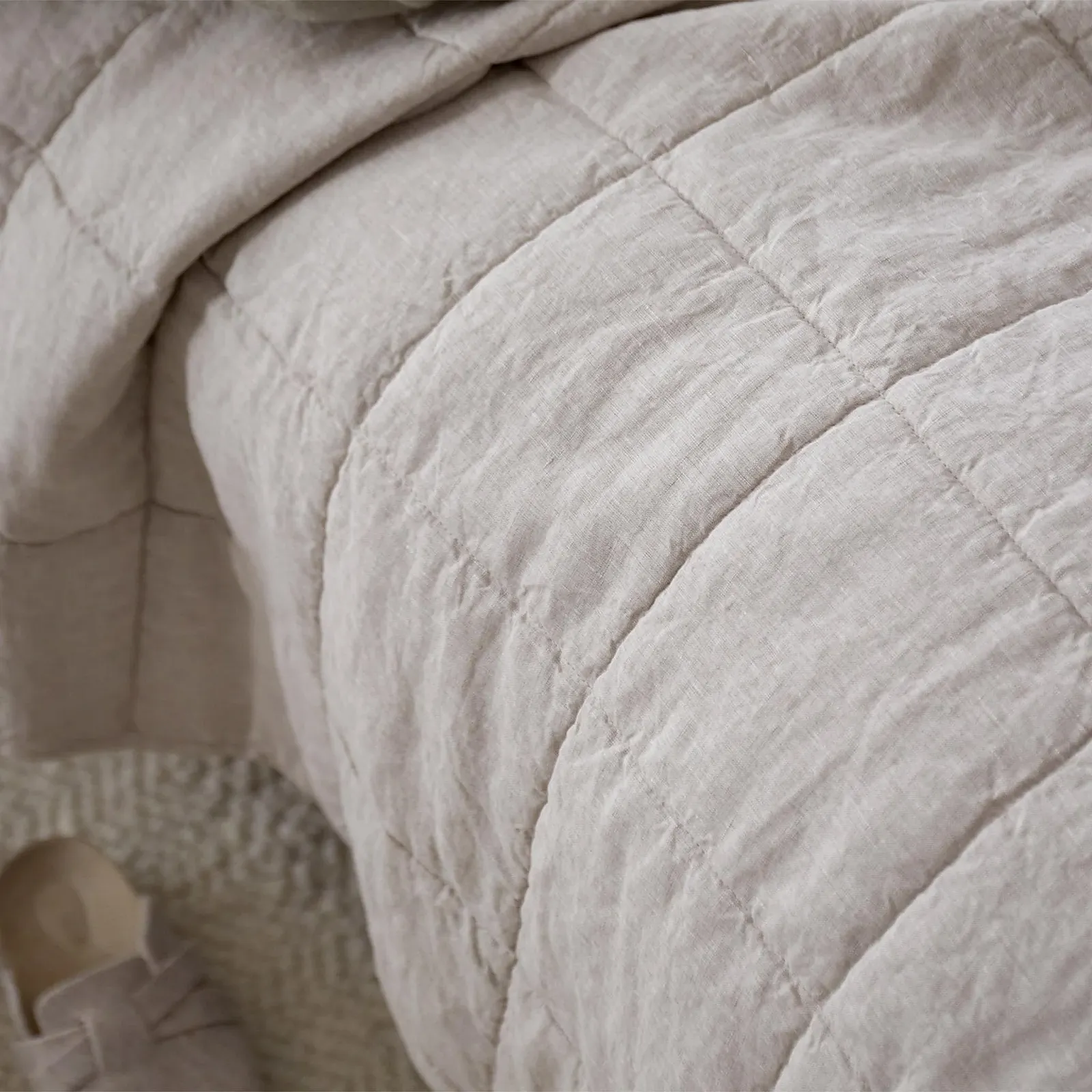 Покрывало URBANARA Karlay 180 см x 230 см Натуральный, фото №3