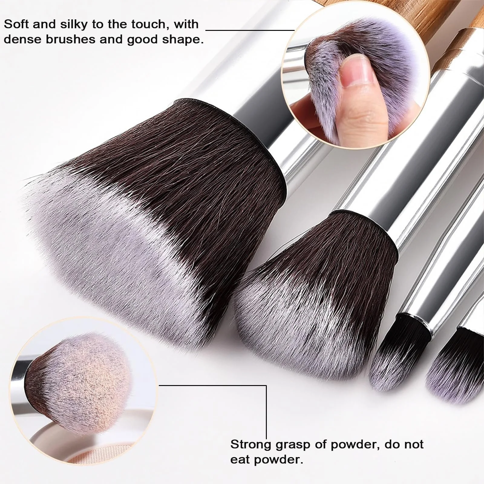 Палетка консилерів і хайлайтерів Joyeee 12 кольорів, палетка кремового макіяжу з 11 кистями, фото №5