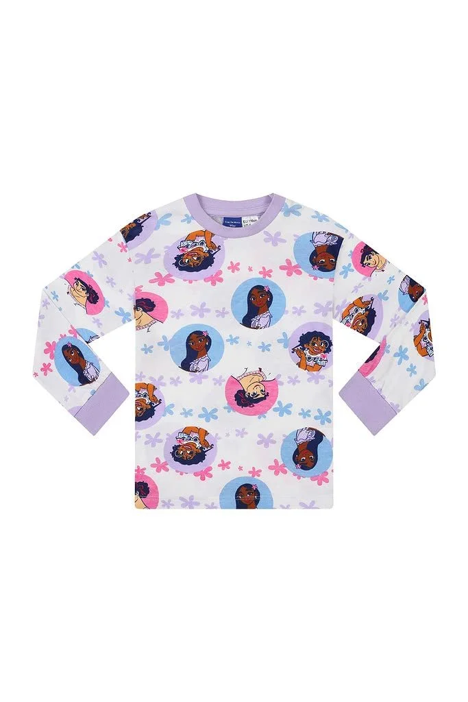 Комплект піжами Disney Encanto, довгий, бавовна, білий, фото №2 Комплект піжами Disney Encanto, довгий, бавовна, білий, фото №2