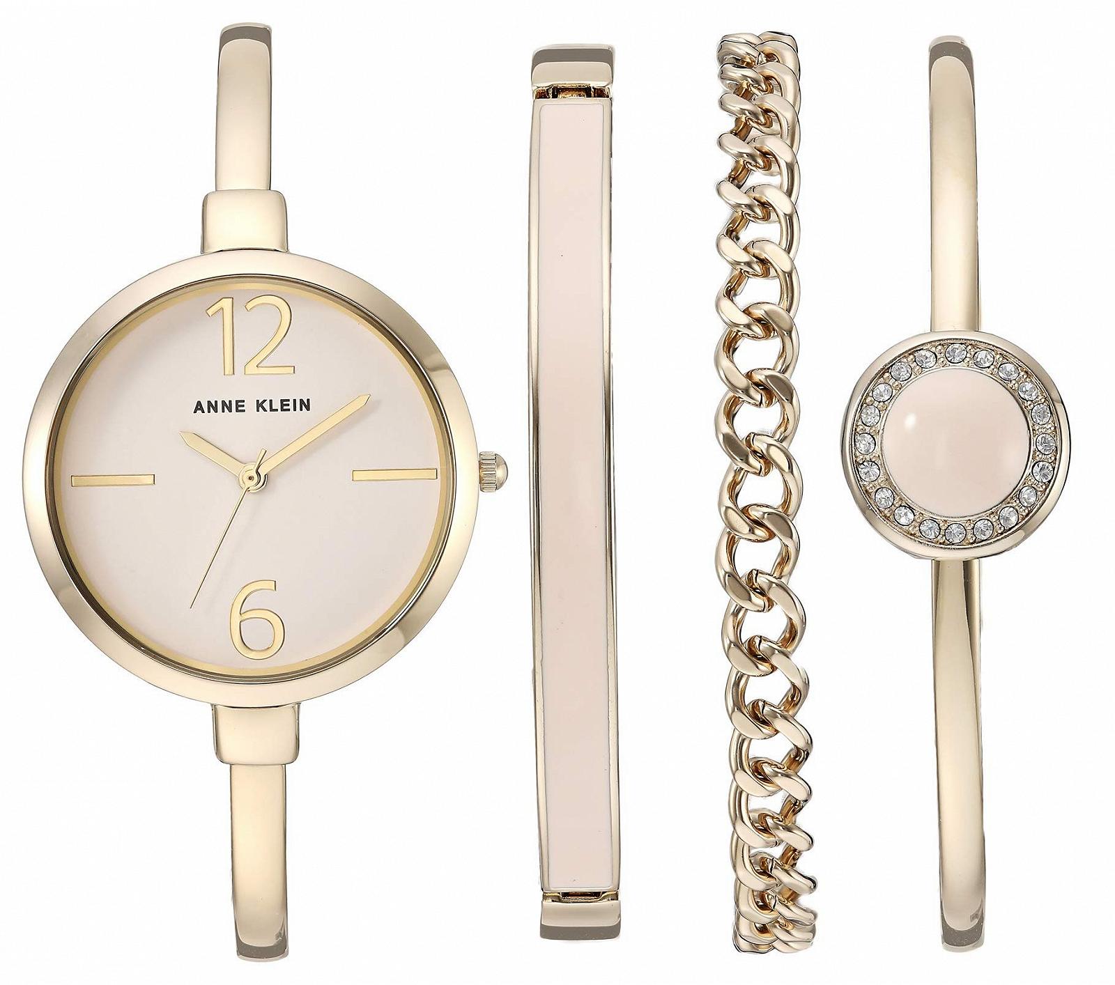 Женские часы Anne Klein AK/3290LPST Золотой/Розовый, фото №1