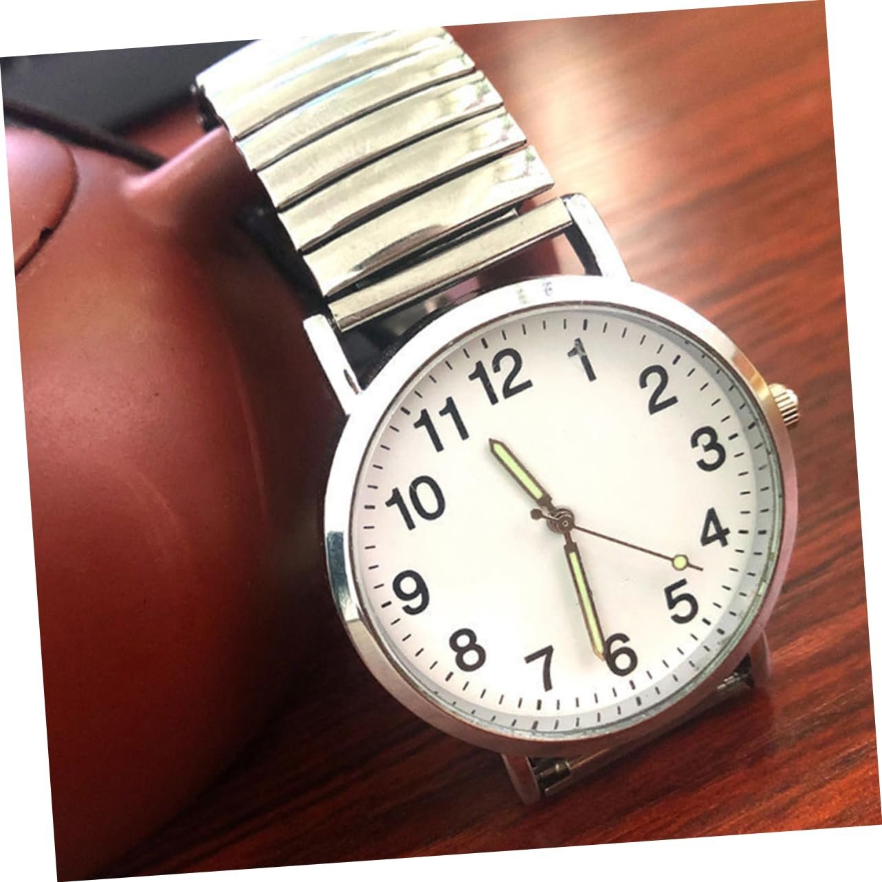 Кварцовий годинник PartyKindom Класичний з великим циферблатом, фото №5