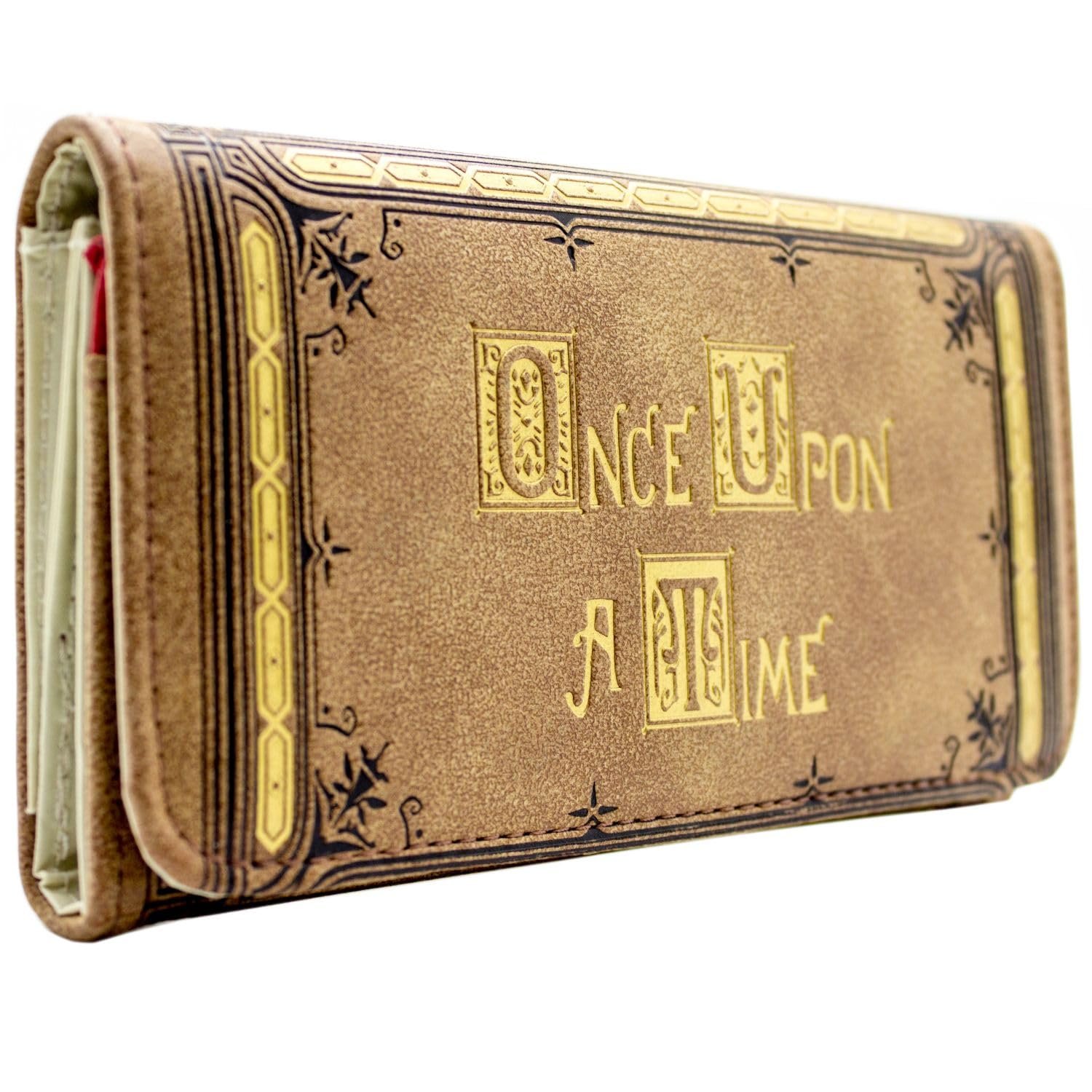 Кошелек Тройной Once Upon a Time Fairytale Medieval Scroll с карманом для монет и держателем для карт Коричневый, фото №1