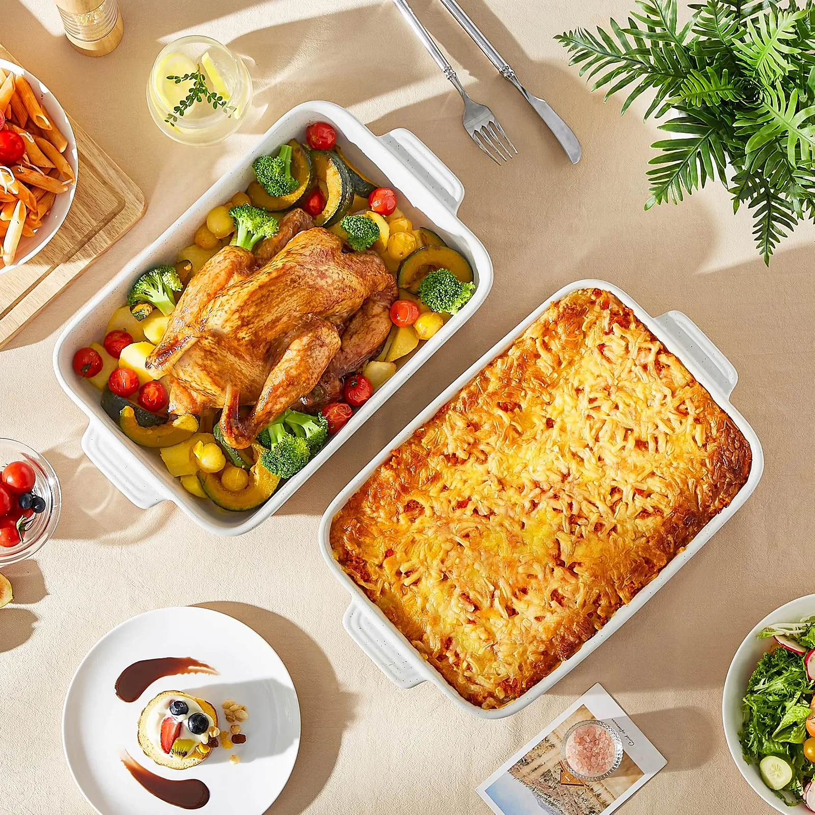 Форма для запекания MALACASA Tara Большая прямоугольная 35 x 23.8 x 8.7 см 4.5 л, фото №7 Форма для запекания MALACASA Tara Большая прямоугольная 35 x 23.8 x 8.7 см 4.5 л, фото №7