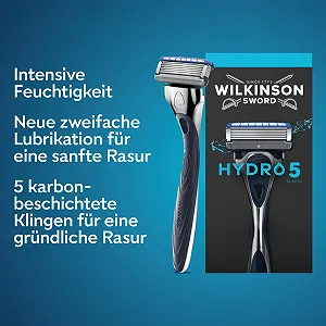 Бритва Wilkinson Sword Hydro 5 с 9 сменными лезвиями Carbon Coated - Фото 1
