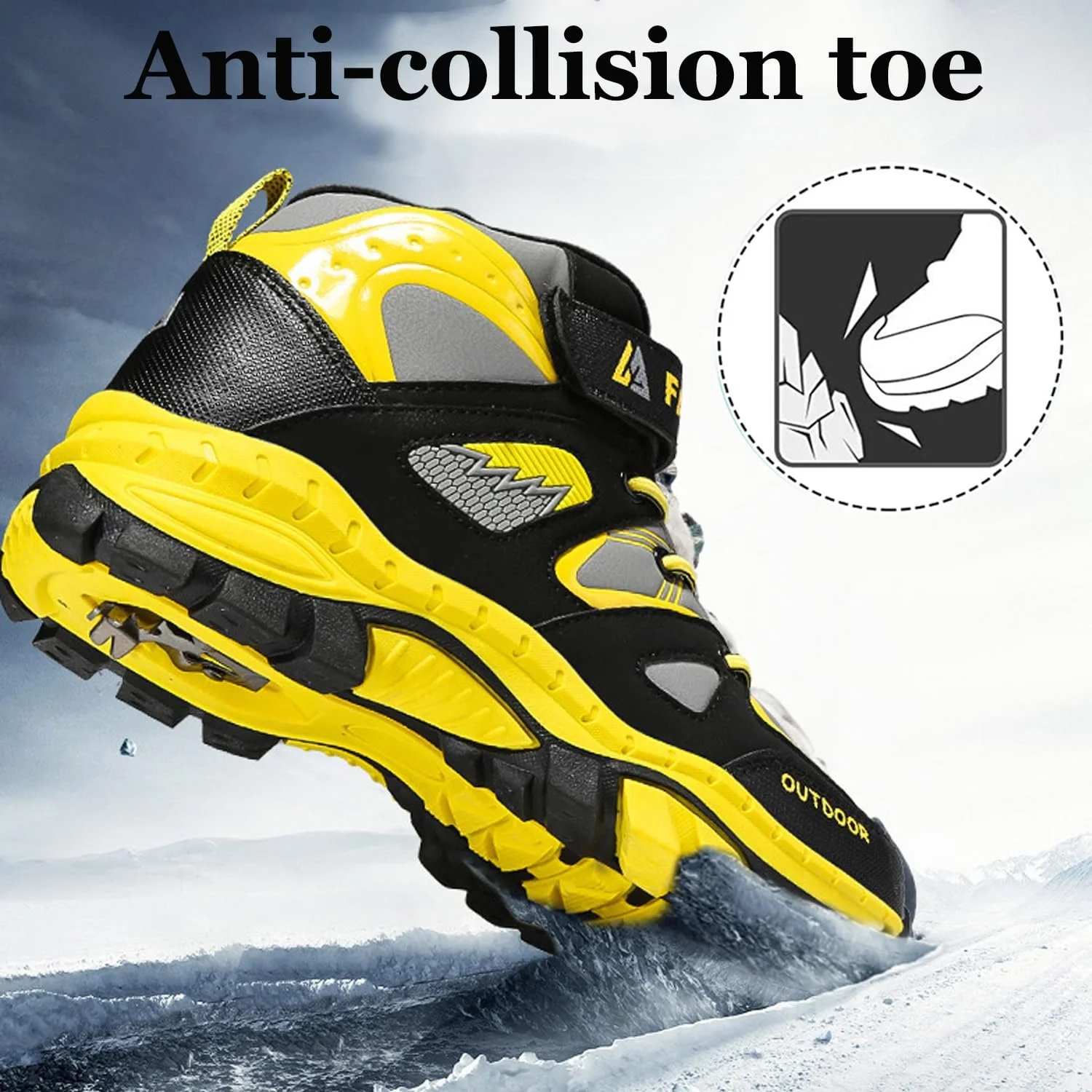 Черевики для походів хлопчикові, трекінгові , дитячі водонепроникні, фото №5