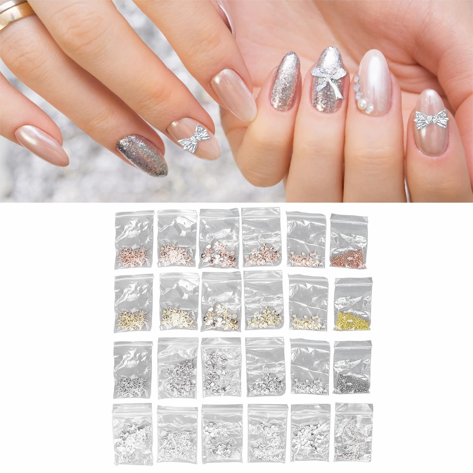 Стрази для нігтів 3D DIY, 24 шт., фото №5