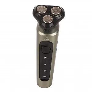 Електробритва YUYTE 9D 4-в-1 багатофункціональна з тримером та USB Темно-зелена - Фото 1