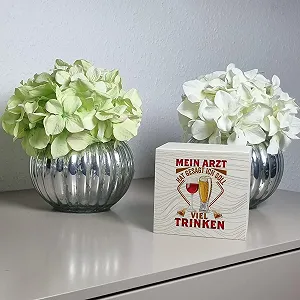 Скарбничка Дерев'яна Mein Arzt hat gesagt ich soll viel trinken Кумедна synthetic.ua - Фото 1