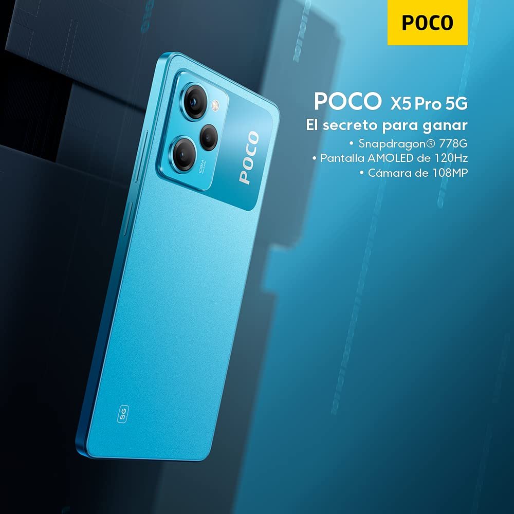 Смартфон Xiaomi Poco X5 Pro 5G 128/6GB Blue, фото №7