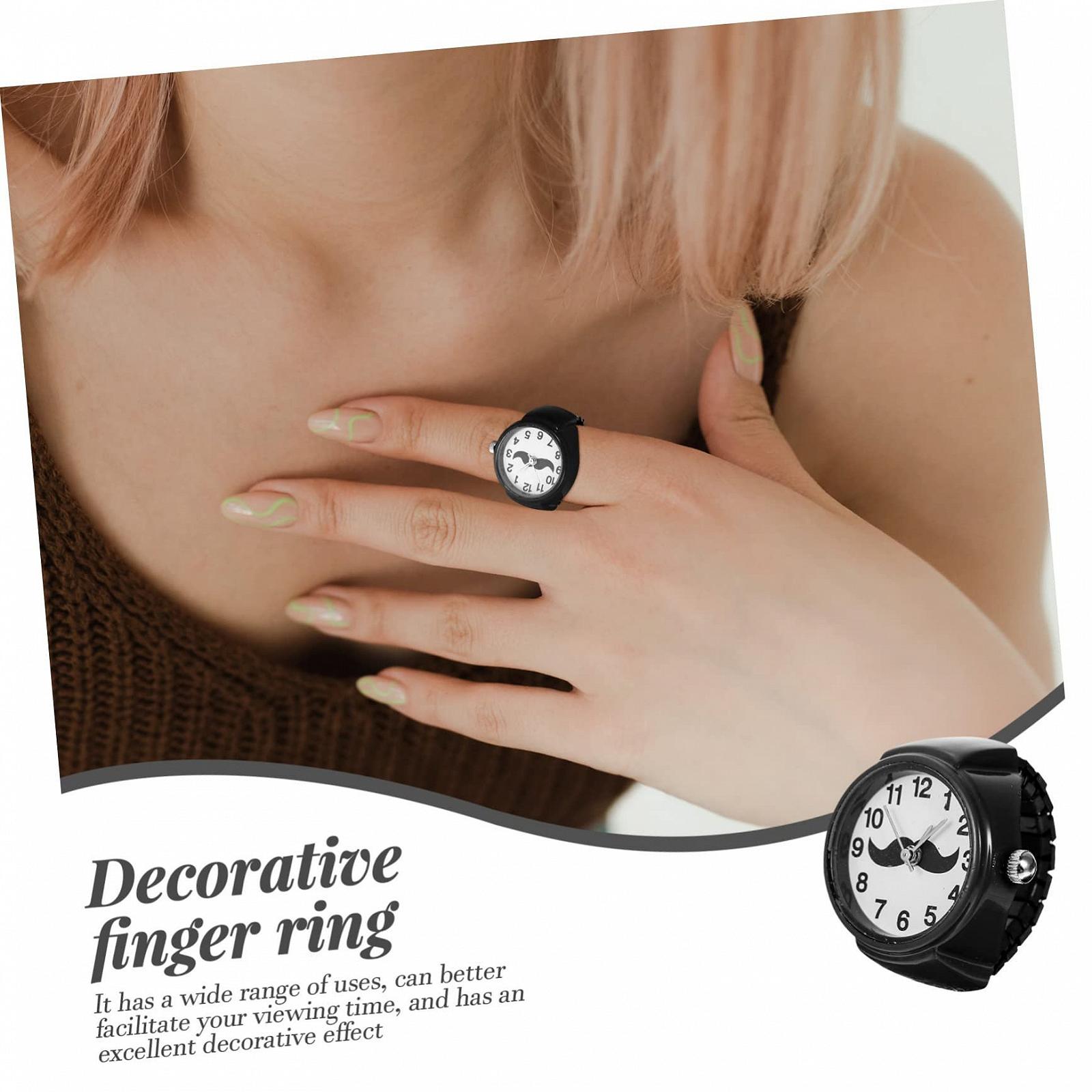 Кільце-годинник LIFKOME Жіночий Декоративний Білий, фото №5 Кільце-годинник LIFKOME Жіночий Декоративний Білий, фото №5