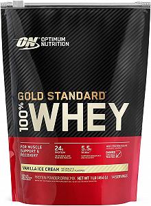 Протеин Optimum Nutrition 100 Whey Gold Standard EU 450g Vanilla ice Cream - Фото 1