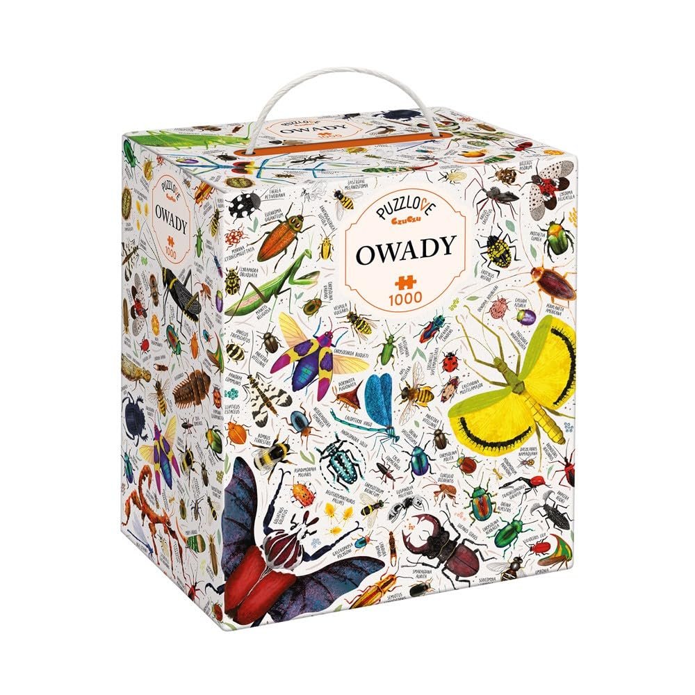 Пазл CzuCzu Puzzlove Insects 1000 елементів 48 x 68 см, фото №1 Пазл CzuCzu Puzzlove Insects 1000 елементів 48 x 68 см, фото №1