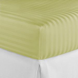 Протектор для матраса Сатин в полоску Luxury Дышащий Бесшумный Легкий Сверхмягкий - Фото 1