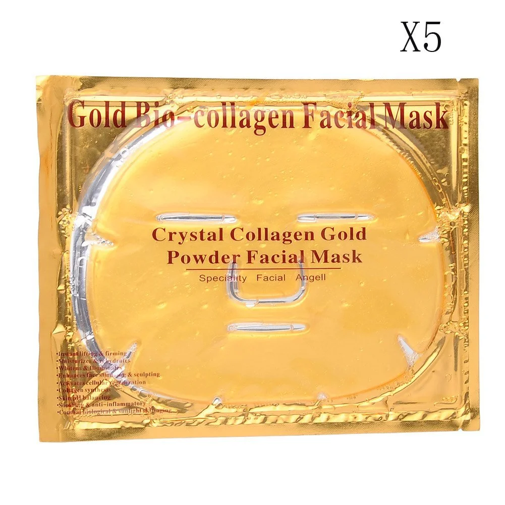 Маска для лица Золотая Кристаллический Коллаген Золотой Порошок Маска Золотая Упаковка из 10 штук, фото №5 Маска для лица Золотая Кристаллический Коллаген Золотой Порошок Маска Золотая Упаковка из 10 штук, фото №5