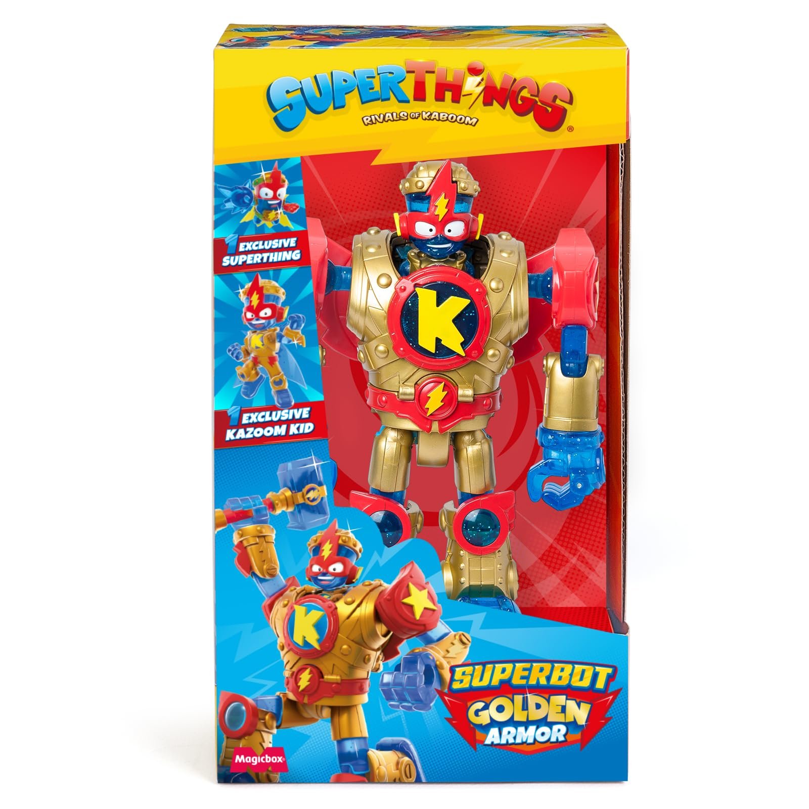 Фігурка Ігрова SUPERTHINGS Superbot Kazoom Power Golden Armor, фото №6