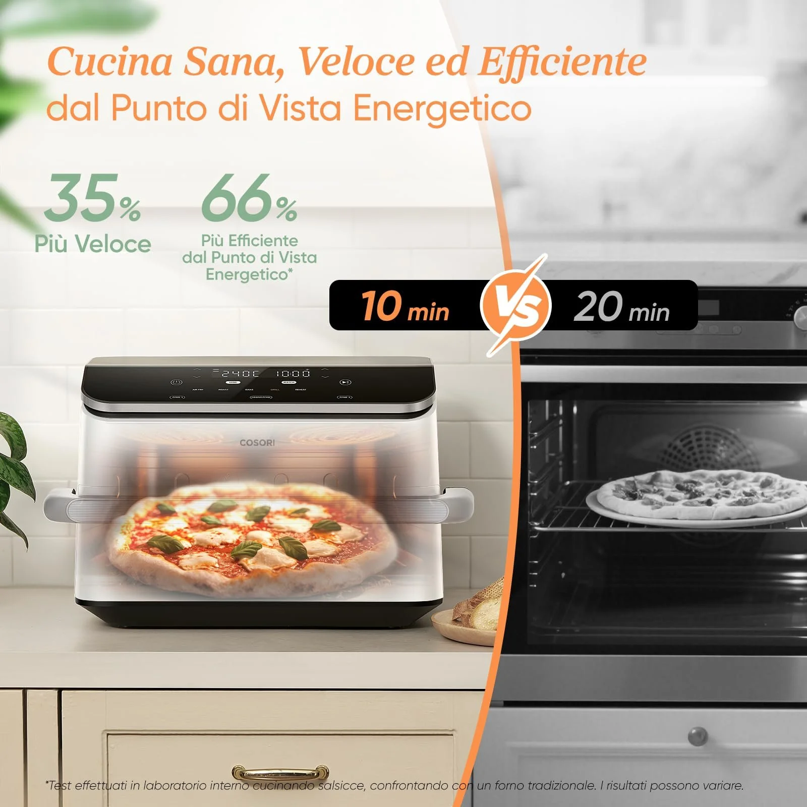 Мультипіч COSORI Dual Blaze TwinFry 10 л 2 кошики по 5 л WiFi 2800 Вт біла, фото №5 Мультипіч COSORI Dual Blaze TwinFry 10 л 2 кошики по 5 л WiFi 2800 Вт біла, фото №5
