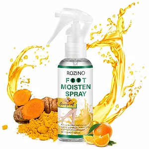 Спрей для ніг зволожувальний Turmeric & Vitamin C з куркумою та вітаміном C - Фото 1