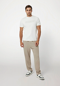 Мужская футболка GUESS Activewear / Белая / Размер M synthetic.ua - Фото 1