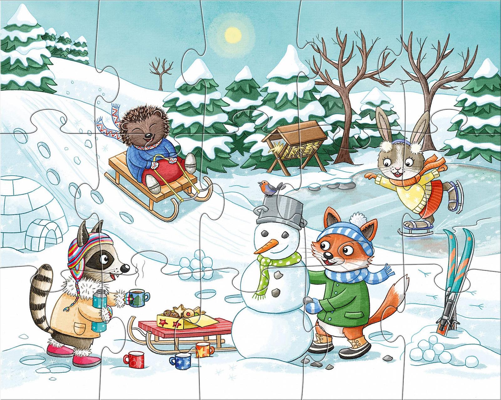 Пазл HABA Seasons 1301888001 Деревянный 4 детали, фото №2