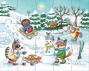 Пазл HABA Seasons 1301888001 Деревянный 4 детали synthetic.ua - Фото 1