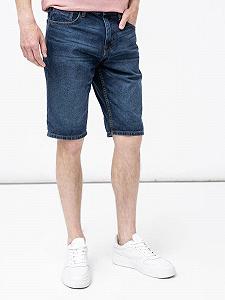Джинсовые шорты Tom Tailor Josh shorts Темно-синий размер 36 synthetic.ua - Фото 1