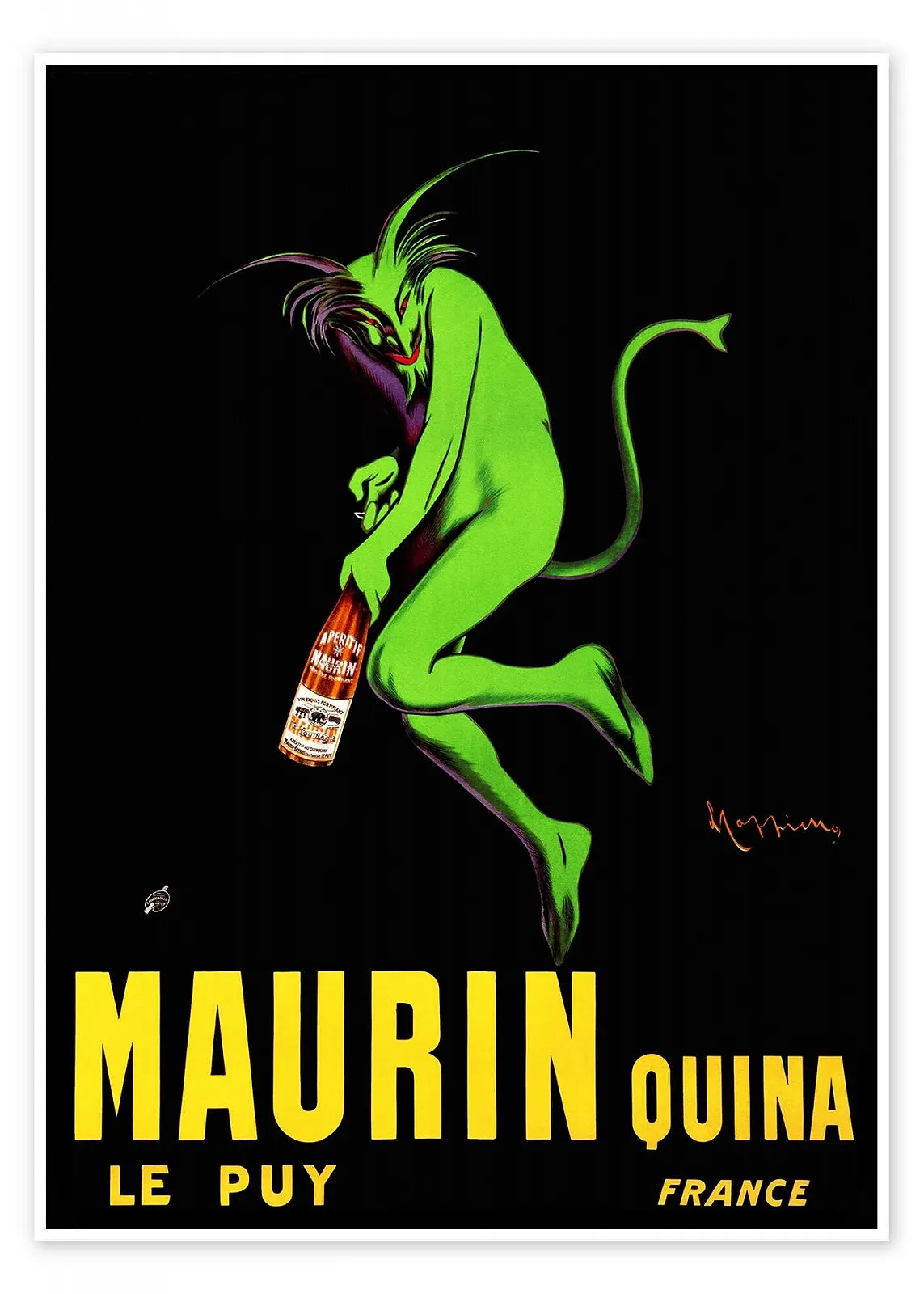 Постер Maurin Quina Leonetto Cappiello 50 x 70 см Black, фото №1