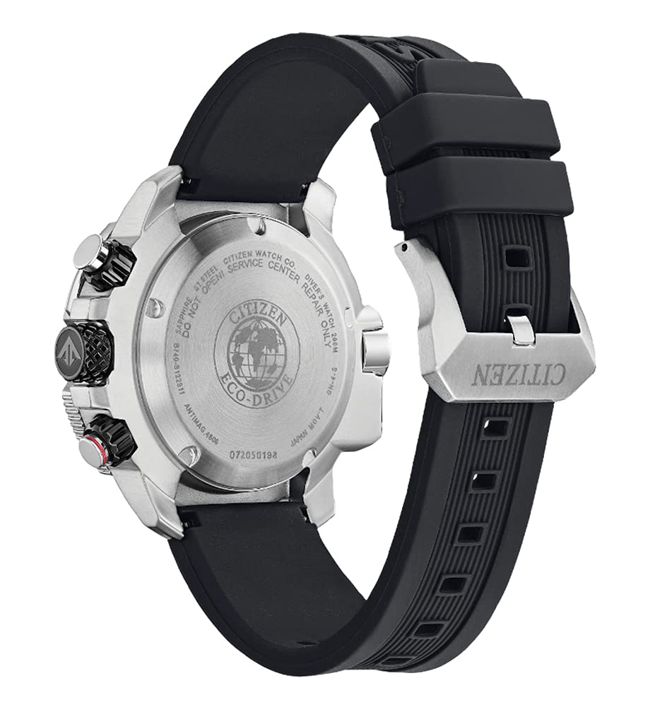 Годинник Citizen Promaster Marine Хронограф Eco-Drive для чоловіків з еластичним ремінцем, фото №2