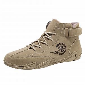 Ботинки Beck Italian Shoes, ручная работа, высокие, кожаные, водонепроницаемые, легкие, нескользящие, удобные, унисекс, для хайкинга, кемпинга и вождения, всесезонные, Chukka, высокие, итальянские - Фото 1