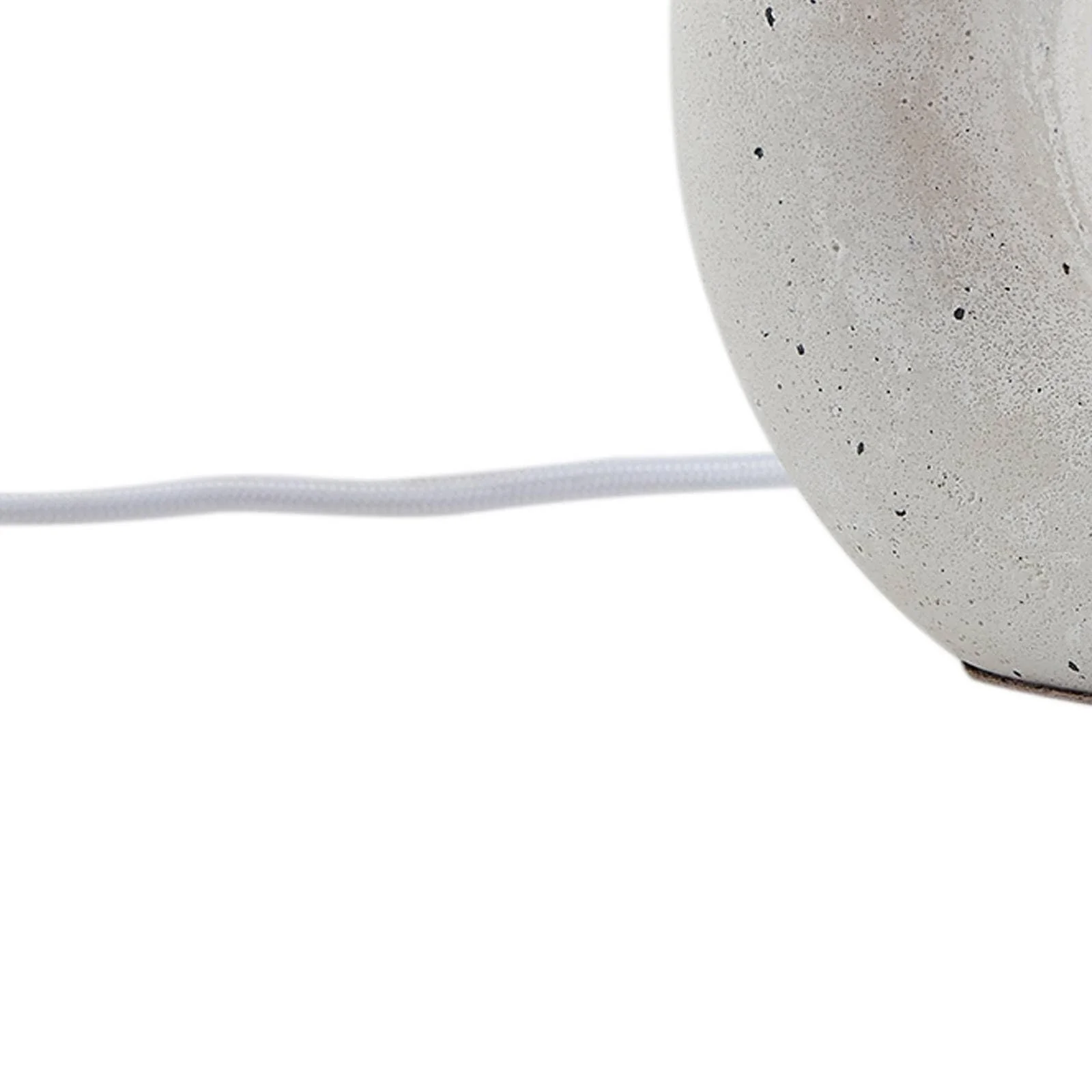 Настільна лампа Lindby Kody сучасна бетон кремовий текстиль 1 лампочка E27, фото №8