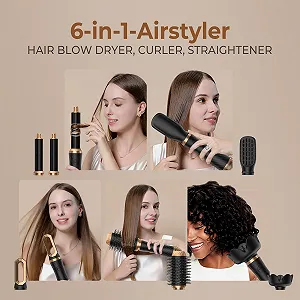 Фен-стайлер 6 in 1 Hair Styler Set с диффузором и автоматической завивкой цена на synthetic.ua - Фото 1 Фен-стайлер 6 in 1 Hair Styler Set с диффузором и автоматической завивкой synthetic.ua - Фото 1